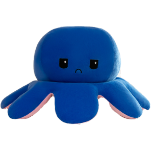 GUAIBUDIAN | Face-flipping Octopus Stuffed Toy