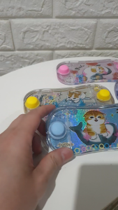 WATER GAME / MAINAN  EDUKASI / GAMES JADUL SANRIO / MOFUSAND / KUCING / CAT GIMBOT GAMEBOT RING AIR JUMBO