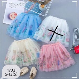 [ NEW ] Rok tutu Karakter Glitter import anak perempuan