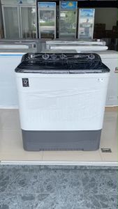 Haier เครื่องซักผ้าฝาบน 2 ถัง รุ่นใหม่ ขนาด 13 kg HTW130-1217BS HTW130 1217