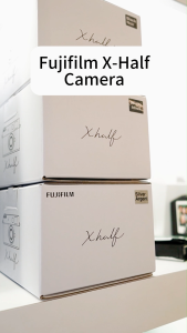 FUJIFILM X half Digital Camera (Pre-order Free Gift 128GB UHS-I V30 + Pouch) Charcoal Silver  Black  Silver