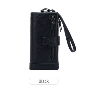 MLZH | RFID Fashionable Soft Leather Trifold Wallet