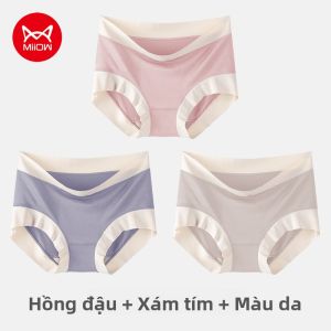 Quần lót nữ MiiOW Cat Person làm bằng vải cotton giúp nâng hông kháng khuẩn
