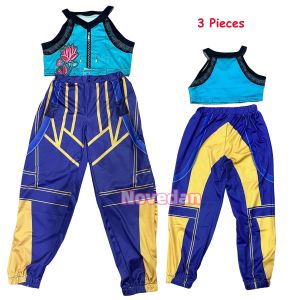 Huntrix Golden KPDH KDPop Rumi Mira Zoey Cosplay Costume Kids Girls Birthday Party Halloween Stage Performance Clothes