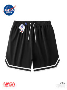 Wassup Panda Ice Silk Thin Sports Shorts Men Summer Trendy Loose Straight Casual Basketball Five-Quarter Pants Polyester Fiber