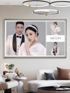 Wedding Photo Photo Frame Enlarged Wall-Mounted Customized Wash Photo Frame Family Portrait Wedding Photo Printed Crystal Photo