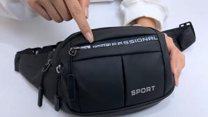 Adjustable Waist Packs for Men Waterproof Outdoor Leisure Sports Crossbody Chest Black/gray Bag Large Capacity