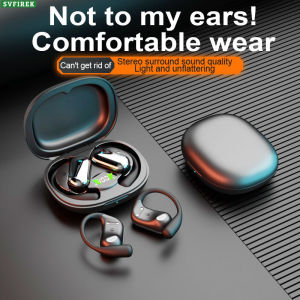 TWS Bluetooth Earphone Not In-ear Open Earbuds Bone Conduction Earphone Wireless Bluetooth5.4 Headphones Ear-Hanging Headset Sports Earphones TWS True Wireless Earbods