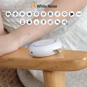 White Noise Machine 24 Soothing Sounds Sleep Sounds Machine with Night Light Time-C Charging Sleep Aid Device for Baby Adult