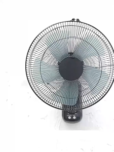 With remote control🔥 Electric Fan 16 Inch Wall Fan Energy Saving three-speed air volume adjustment 5-blade design silent power-saving wide-angle shaking head blower long-life strong "stand fan electric fan sale High Performance Wall Fan
