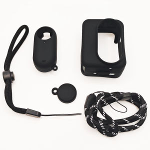GO 3S Silicone Protective Cover Lens Cap Camera Case for Insta360 GO 3 / 3S Action Cameras Full-Body Protection