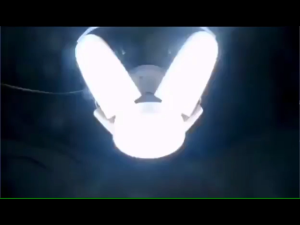 BIG fan blade 75w 6500K big Foldable Fan Blade Bulb LED lights