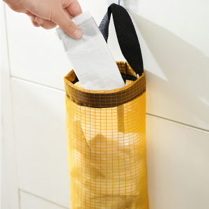 Túi Lưới Treo Tường Dạng Ống Đựng Túi Nylon Đa Năng Tái Sử Dụng Tiện Lợi Cho Nhà Bếp FELAA