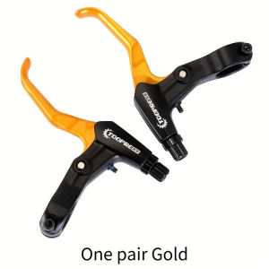 TOOPRE | TOOPRE 3 Finger Aluminum Alloy Bike Brake Levers Pair V Brake Mechanical Disc Brake Handle for MTB Folding Bike