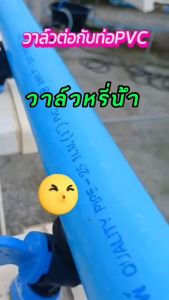 วาวล์ต่อท่อ PVC + ลูกยาง (สําหรับทําชุดจ่ายน้ํา) / ชุด (5ชิ้น/แพ็ค)