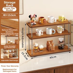 TUOJUE | Cup Organizer Placement Rack For Desk And Table