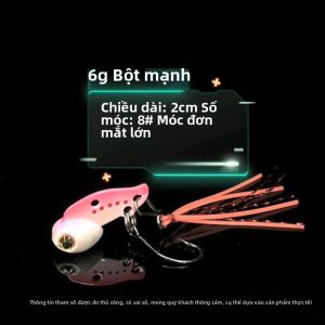 YUSHANHUWAI | Mồi Nhựa rung Kim Loại