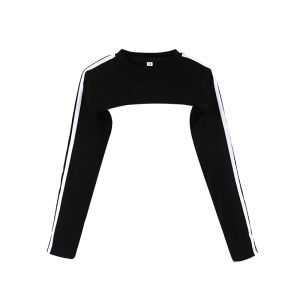 YUZHOUTUO | Fashionable Street Dance Outfit for Girls with Crop Top and Long Sleeves