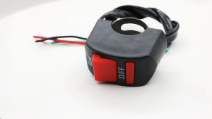 สวิทช์ไฟสปอร์ตไลท์ สวิตซ์ไฟมอเตอร์ไซค์ แข็งแรงทนทาน พร้อมสายไฟ2เส้น ความไวในการตรวจจับ ลวดแกนทองแดงคุณภาพสูง