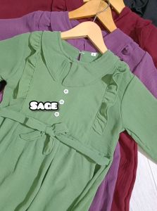 Gamis Syari Anak Perempuan Kekinian Usia 1-9 Tahun Terbaru Bahan Crenkle Airflow