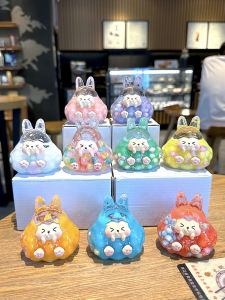 Creative Cartoon Glow in the Dark Flowing Sand Desk Decoration Flashing KK Couples Gift Cute Office Tabletop Acrylic Keychain