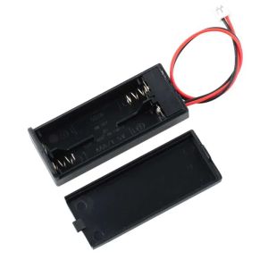 2 Slot AAA Battery Case Battery Box AAA Battery Holder for Micro:bit JST PH2.0 Conntector with Switch Cover