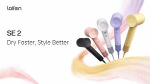 Laifen SE 2 High-Speed Hair Dryer | Negative Ions Technology | Fast Drying | Silent | Frizz Control | 108K RPM Motor | Child Mode