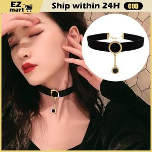 Fashion Gold Color Chain Necklace for Women Metal Portrait Flower Long Pendant Necklace Fashion Gift