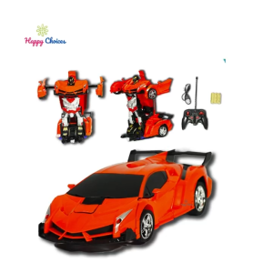 Xe điều khiển từ xa - Xe biến hình robot - Rô bốt biến hình ô tô điều khiển xoay 360