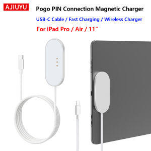 Magnetic Pogo Pin Wireless Fast Charging Charger for iPad Pro 11/12.9/13 Air 11" 13" M3 M2 4th 5th M4 M5 Pro 11 13 Inch Tablet