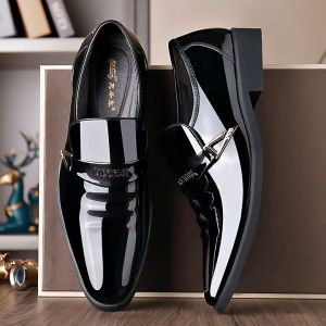 2023 New Wedding Formal Business Office School Guard Shoes For Men