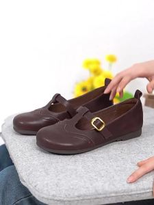Giày Nữ Dây Buộc Nút Bẳng Phẳng MARY JANE & BROGUE