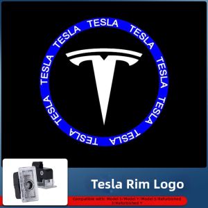 LUKSEN | Tesla Model 3 & Y Door Projection Ambient Light