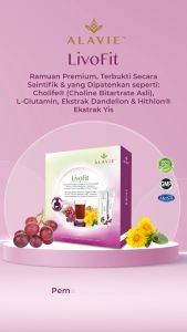 ALAVIE LivoFit 15s 天然肝脏排毒解宿醉营养饮 Liver Detox Liver Care Halal Liver Fat Supplement Hangover Milk Thistle