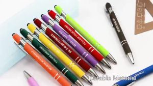 Customized Pens Logo Brand Neme Office Festival Gifts Black Ink pens Supplies Personalized Gifts for Events Parties