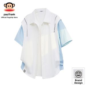 Paul Frank | Stylish Contrast Casual Shirt Short Sleeve