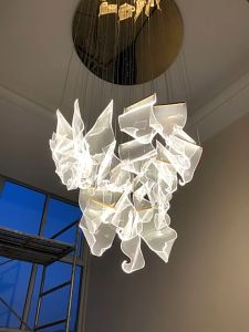 Creative Nordic Lighting Modern Minimalist Lighting Lighting for Living Room Lighting for Hallway Lighting for Staircase Lighting for Dining Room Lighting for Loft with Large Chandelier
