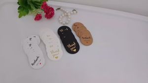 Hang Tag Kartu Ucapan Terima Kasih Handmade Souvenir Hampers Wedding 1 Pack 100 Pcs