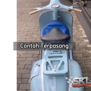 Dudukan Tatakan Plat Jok Belakang Vespa VBB Lokal