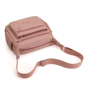 Nylon Crossbody Bag Large Capacity Multi-layer Shoulder Bag Trendy Womens Bag Simple Style British Style Casual Leisure Bag