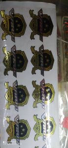 sticker motor Honda Vario biker sticker cutting chrome mengkilat