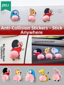 JIELI | Anti-collision Anti-scratch Car Sticker Cute Cartoon Stress Relief Toy