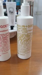 MALIN+GOETZ (Le Meridien Hotel) Shampoo/Conditioner/Shower Gel/Moisturizer 236ML Toiletries travel set