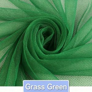 Solid Color Knitted Mesh Fabric Breathable Quick Dry Net Cloth for Sport T-shirt Backpack Lining Handmade DIY Sewing Material