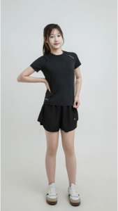 Quần đùi thể thao nữ tập gym yoga 2 lớp mã [QT04] chất vải dù chính phẩm mềm mịn mát thoải mái vận động.