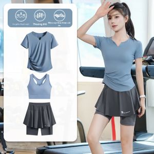 BAISILING | Bộ Đồ Thể Thao Dành Cho Phụ Nữ Giúp Giảm Cân Khô Nhanh Siêu Nhẹ