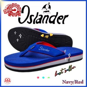 Islander Navy/Red Mens Non-Slip Rubber Sole Colored Slippers (Makapal) - 100% Authentic and Original