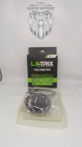 Voltmeter Bulat Alat pengukur Aki Motor Original Premium  Universal Motor