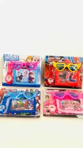 [MỚI VỀ] Đồ chơi trẻ em vỉ mắt kính ví tiền đồng hồ đeo tay dễ thương dành cho bé thích búp bê công chúa elsa spider man