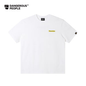 Stylish Versatile Loose T-shirt Foamed Print